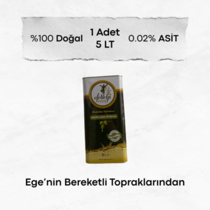 Natural Süzme Zeytinyağı 5 Lt