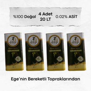 Natural Süzme Zeytinyağı 20 Lt