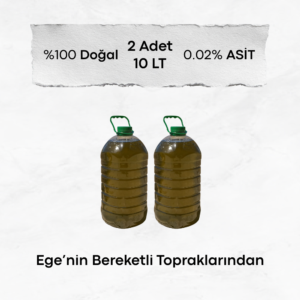 Soğuk Sıkım Naturel Sızma Zeytinyağı 10 Lt