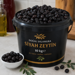 10 KG Siyah Yağlı Sele Zeytin