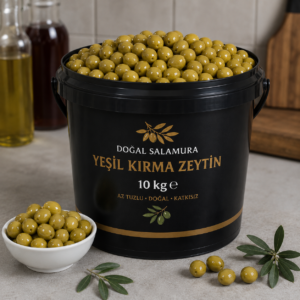 10 KG Yeşil Taş Kırma Zeytin